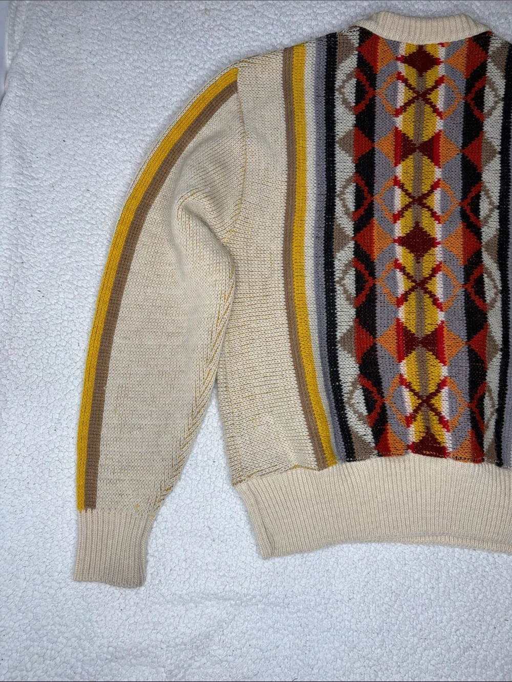 Vintage Pendleton Colorful Knit Wool Sweater: Size Medium